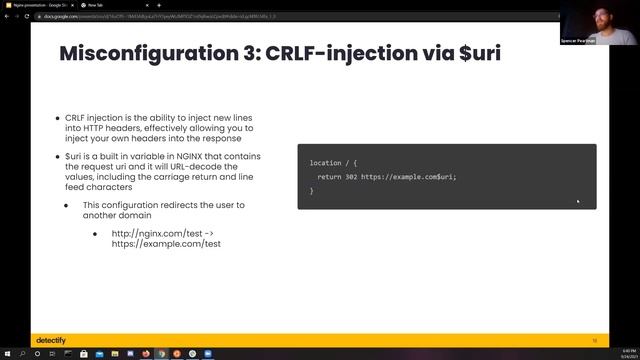 Topics of Interest: Common NGINX Misconfigurations That Leave Your Web Server Open ... - S. Pearlma смотреть онлайн