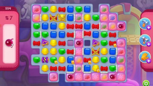 Homescapes Level 554 - [14 Moves] [2021] [HD]  Solution Of Level 554 On Homescapes [No Boosters]