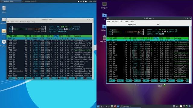Xubuntu 19.10 vs Lubuntu 19.10 RAM Comparison Video смотреть онлайн