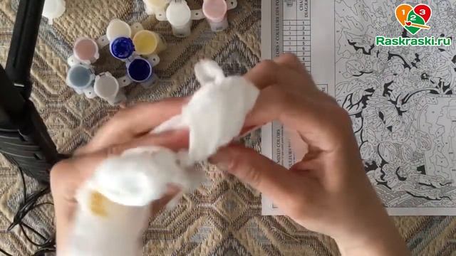 Как смешать цвета для раскраски по номерам Dimensions Пропорция 50/50. смотреть онлайн