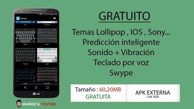 Super Swiftkey + 120 temas gratuitos смотреть онлайн