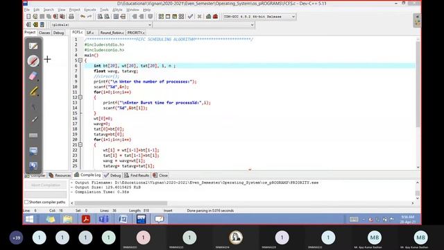 OS: Process Scheduling Programs !!! смотреть онлайн