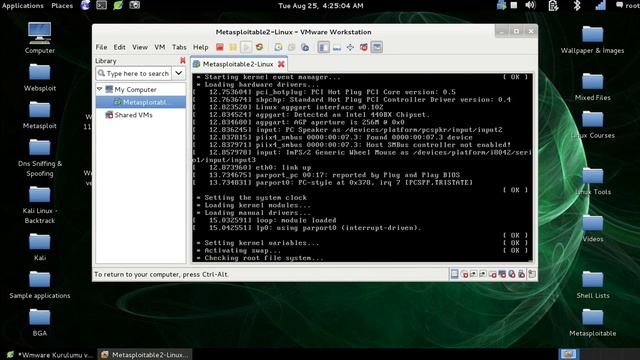 Kali Linux İçine WMware Kurulumu ve Metasploitable Ve Exploit Kullanımı смотреть онлайн