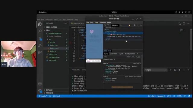 Creando una aplicación de escritorio con Electron смотреть онлайн