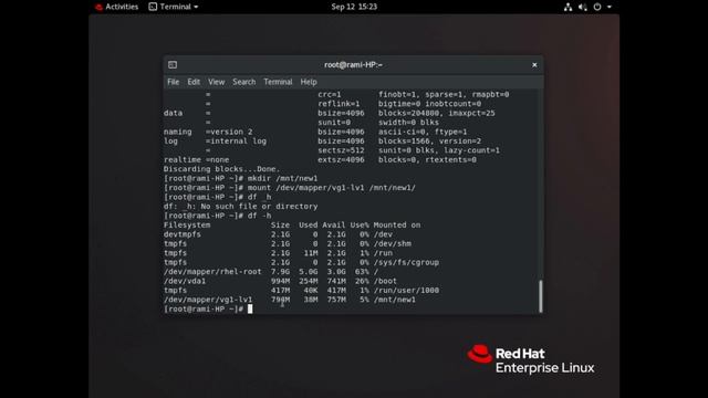 learn Linux systems administration REDHAT 8 RHCSA ( LVM) #linux #systemadministrator #redhat смотреть онлайн