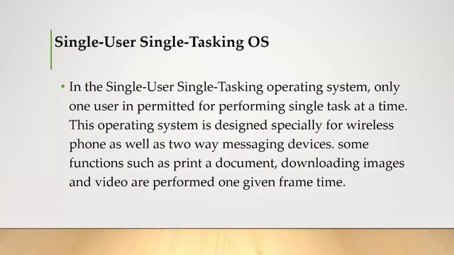 What Is Single User Operating System | Classification Of Single User Opiating System By Taleem 24 смотреть онлайн