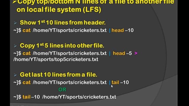 How to use combination of cat, head and tail command on HDFS || Hadoop HDFS Commands Part 8 смотреть онлайн