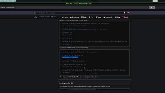 BlackArch install (on top based arch install) смотреть онлайн