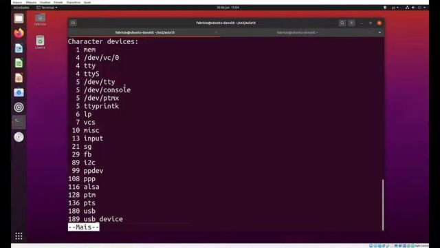 Obtendo informações de Dispositivos no Linux com /proc/devices смотреть онлайн