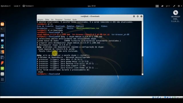 Como instalar o Skype no Kali Linux 32 bits смотреть онлайн