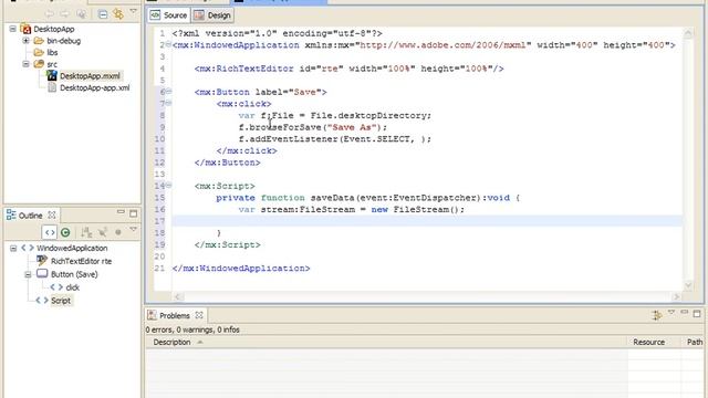 First Steps in Flex - Desktop Applications смотреть онлайн