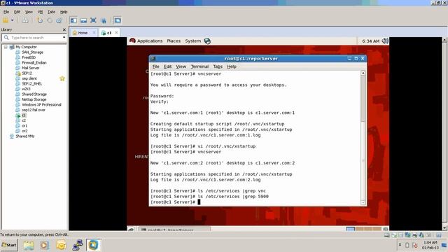 VNC Server Configuration RHEL5-- Linux beginner's corner.flv смотреть онлайн