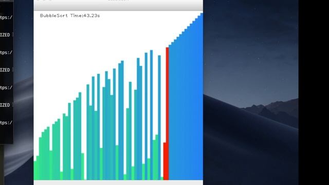 Bubble Sort Algorithms Visualization | Bubble Sort Visualization смотреть онлайн