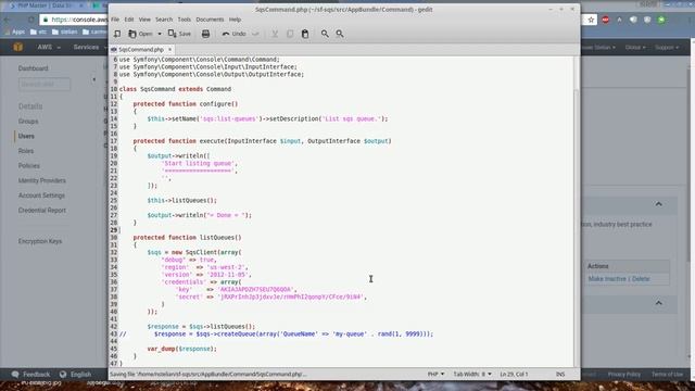php aws sdk - segmentation fault смотреть онлайн