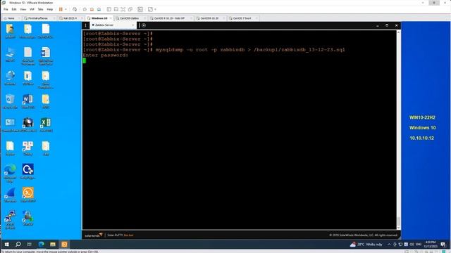 Backup and Restore databases Zabbix - Sao lưu và khôi phục dữ liệu Zabbix смотреть онлайн
