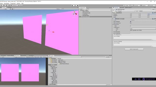 UnityWebrtcPlugin: Managed Walkthrough смотреть онлайн