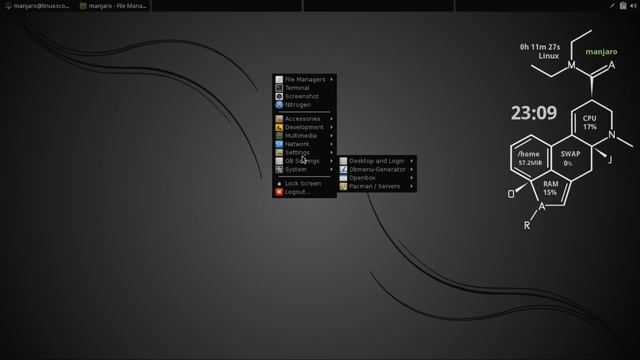 Manjaro Linux 0.8.10 Ascella OpenBox : Install and Review смотреть онлайн