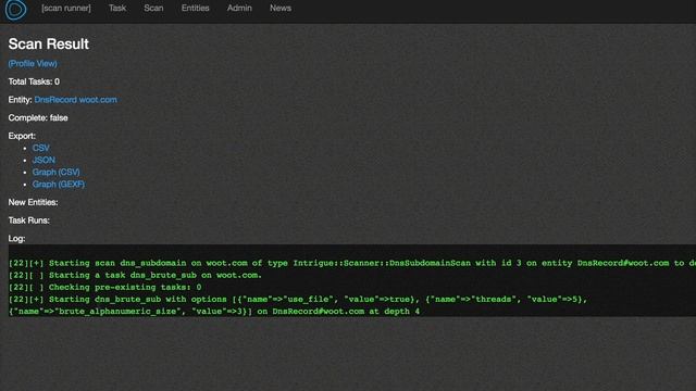 Intrigue Core - Dynamic Scan Runner смотреть онлайн