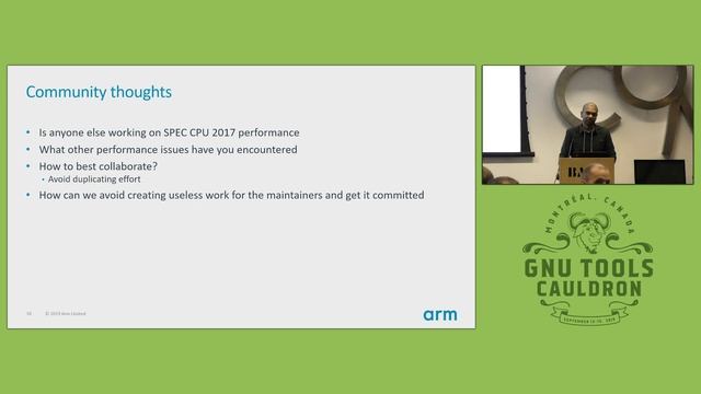 Optimising SPEC CPU 2017 with GCC BoF - GNU Tools Cauldron 2019 смотреть онлайн