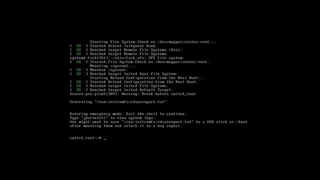04 Reset root password on Centos 7 смотреть онлайн