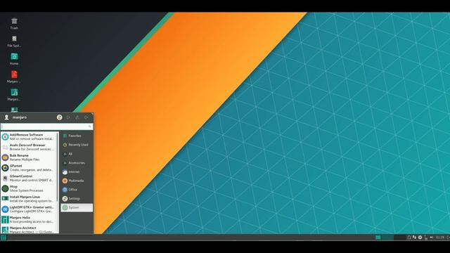 Manjaro Linux 17.1-pre3 смотреть онлайн