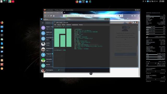 My Manjaro KDE Plasma desktop смотреть онлайн