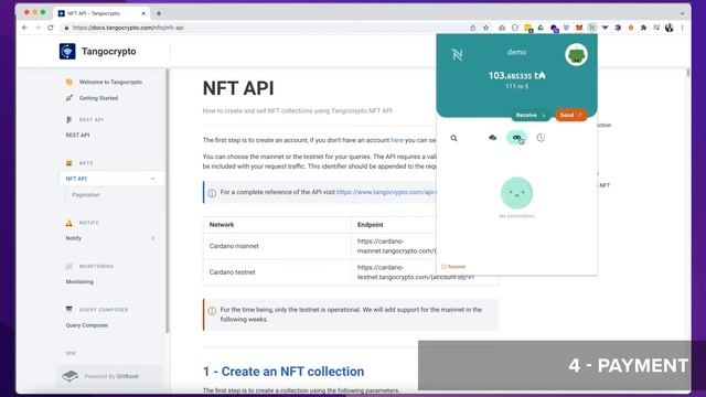How to mint an NFT using Tangocrypto API. смотреть онлайн
