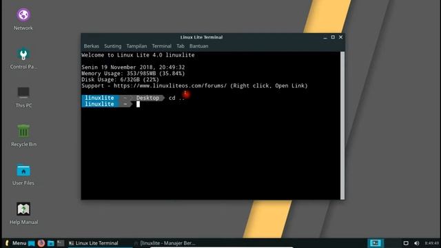 Cara Install, Modifikasi, Menjalankan Perintah Dasar dan Menginstall Sofware LINUX LITE смотреть онлайн