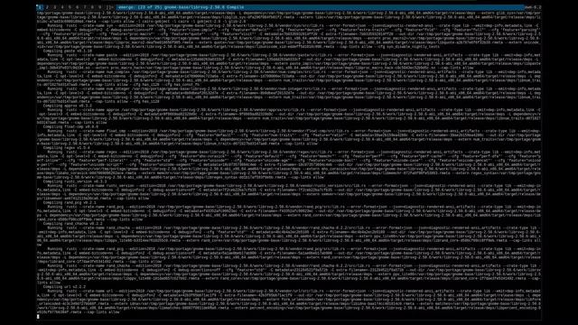 Compiling anything on Gentoo Linux смотреть онлайн