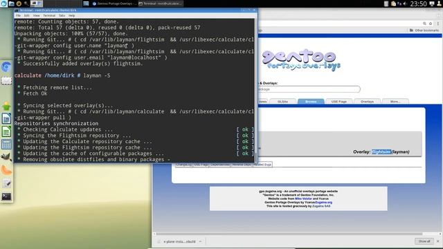 Calculate Linux Part 3 Layman Overlays repositories - English Bob help video смотреть онлайн