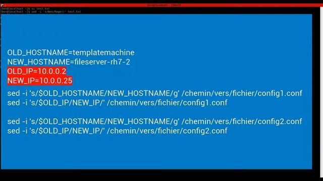 Linux: Quelques exemples de la commande sed pour éditer un fichier rapidement смотреть онлайн