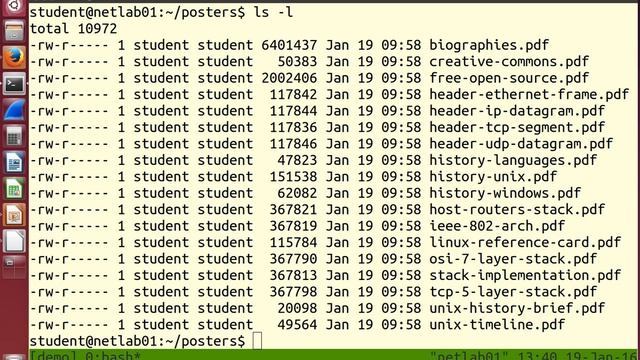 Linux Command Line: Directory Operations (1 of 8) смотреть онлайн