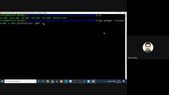Molecular dynamics simulation tutorial using Gromacs with the linux introduction. Live session (Q/A смотреть онлайн