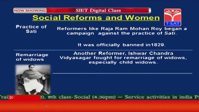T-SAT || SIET - 8th Class (E/M) : Social : Social & Religious Reform Movements Part-1 || 01.03.2021 смотреть онлайн