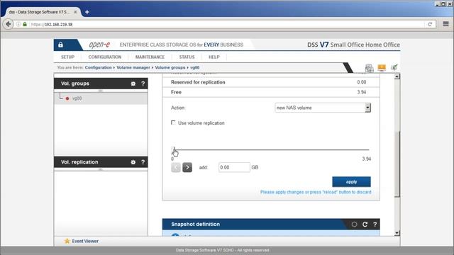 Creating a NAS volume смотреть онлайн