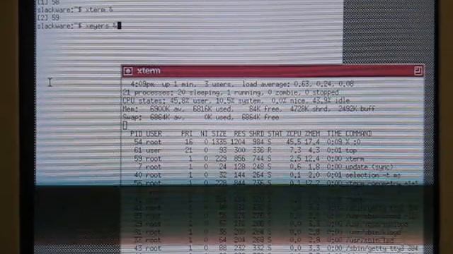 Slackware linux 2.0 on 386DX-40 8Mb RAM смотреть онлайн