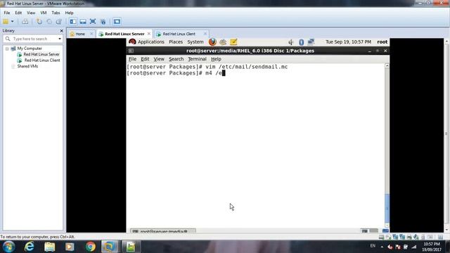 Pract 16 : Install & Configure Sendmail Server on RHEL 6 смотреть онлайн
