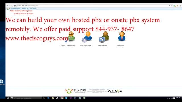 linux centos Root Password and Web Gui Password Reset Freepbx elasix pbx in a flash смотреть онлайн