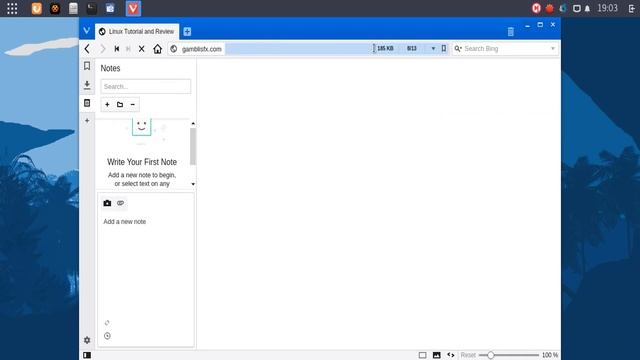 Vivaldi browser on Manjaro Linux смотреть онлайн