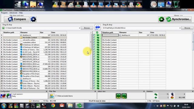 Backup With FreeFileSync