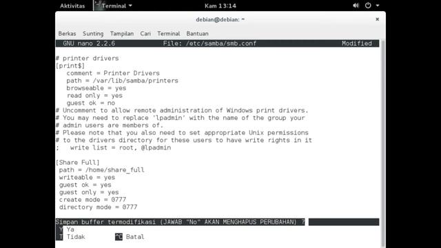 cara menginstall samba server di linux debian смотреть онлайн