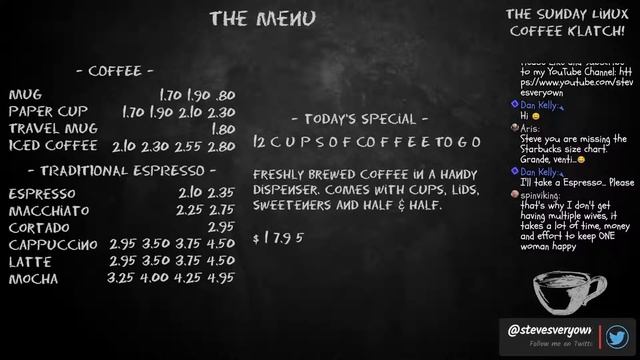 The Sunday Linux Coffee Klatch - Can You Do Anything On Linux? - 01/23/2022 смотреть онлайн