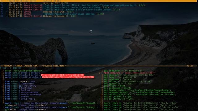 My mutt/neomutt email configuration and settings смотреть онлайн