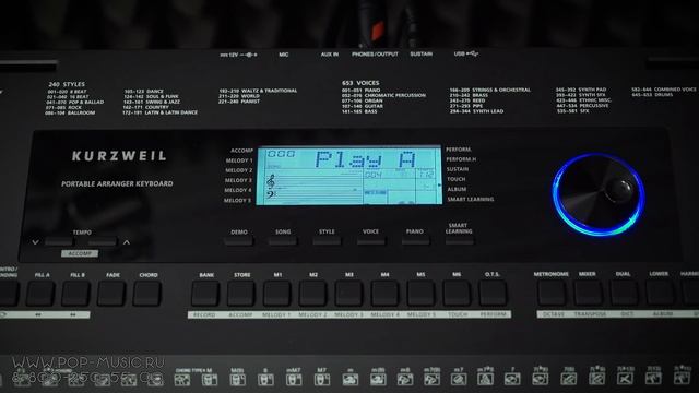 Синтезатор KURZWEIL KP110 - компания Курзвайл покоряет рынок домашних синтезаторов смотреть онлайн