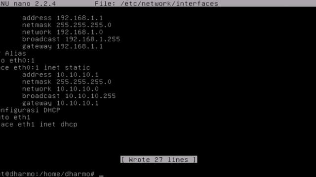 Belajar Linux Debian Server - Konfigurasi IP Address & IP Alias Linux Debian смотреть онлайн