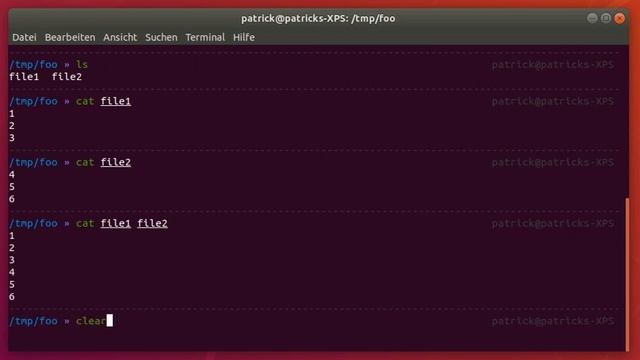 How to cat multiple files at the same time in Linux смотреть онлайн
