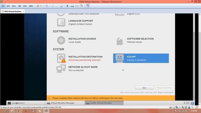 RHEL 7 KVM Virtual Machine installtion using iso file смотреть онлайн