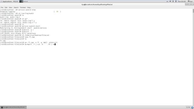 Example of using auditd in Scientific Linux 7 смотреть онлайн