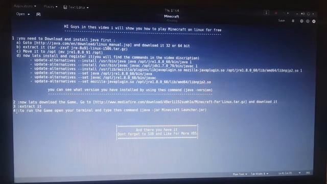 How to download and install Minecraft on Linux (Minecraft 1.10 + Multiplayer) смотреть онлайн