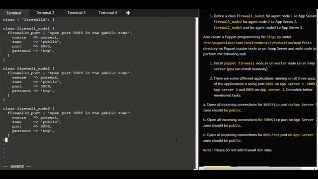 Puppet Setup Firewall Rules смотреть онлайн